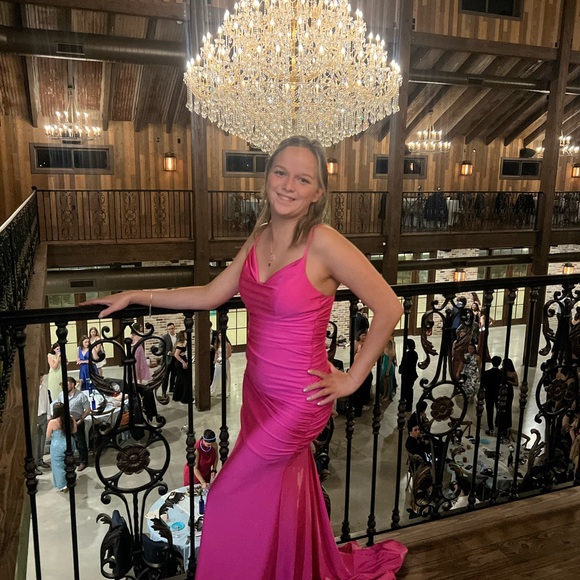 Elegant Pink Gown - Picture 1 of 2